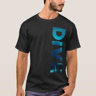 Scuba Dive Vintage Diving Gear Underwater Diver T-Shirt