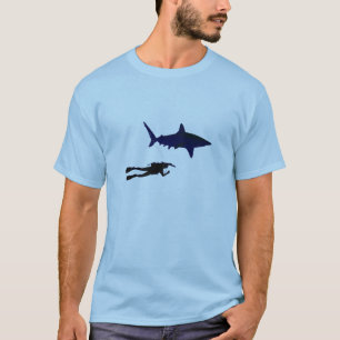 SCUBA diver and shark T-Shirt