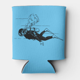 Scuba Diver Can Cooler