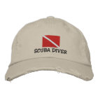 SCUBA Diver Embroidered Cap