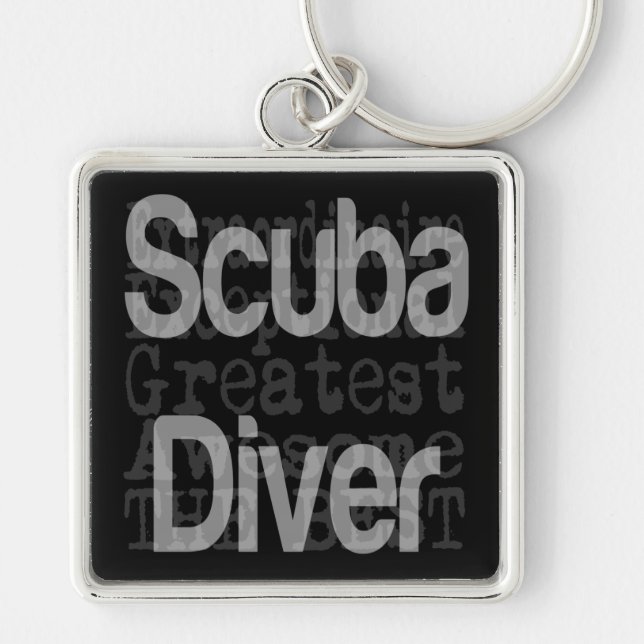 Scuba Diver Extraordinaire Key Ring (Front)