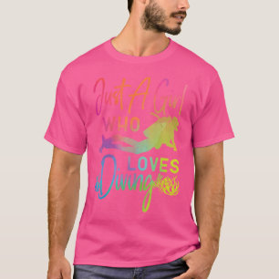 Scuba Diver Just A Girl Who Loves Diving T-Shirt