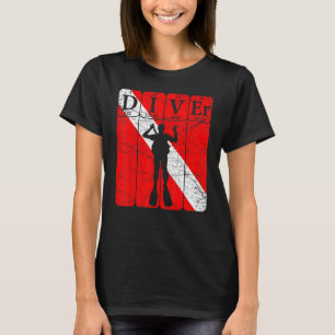 Scuba Diver Periodic Table Elements Scuba Diving R T-Shirt