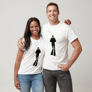 Scuba Diver Silhouette (Man) T-Shirt