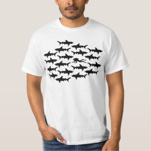 Scuba Diver Swimming with Sharks T-Shirt