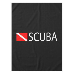 Scuba Diver Tablecloth