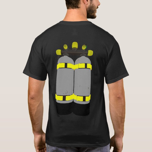 Scuba Divers Tanks tshirt (Back)