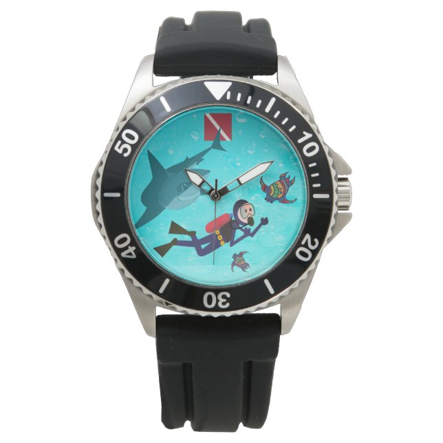 SCUBA DIVES WITH SHARK AND TURTLE WATCH (Front)