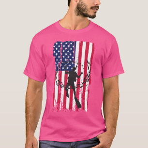 Scuba Diving American Flag Scuba Diver s T-Shirt