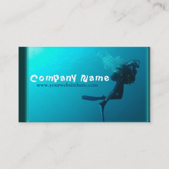Scuba Diving Business Card (Front)