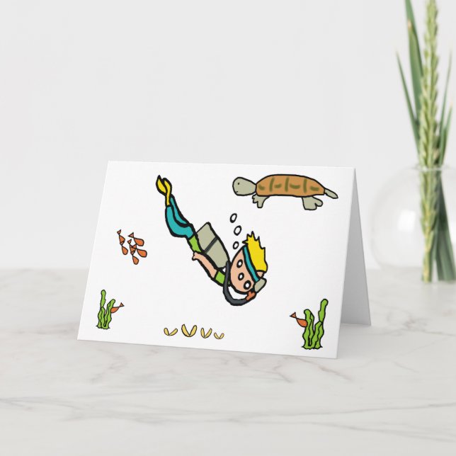 Scuba Diving Card (Front)