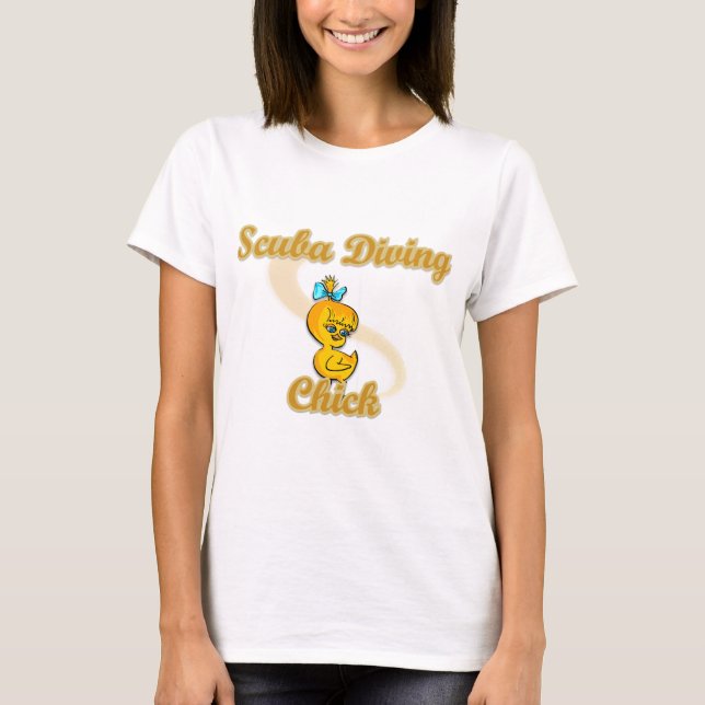 Scuba Diving Chick T-Shirt (Front)