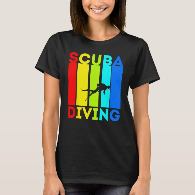 Scuba Diving Design Dive Scuba Diver T-Shirt (Front)