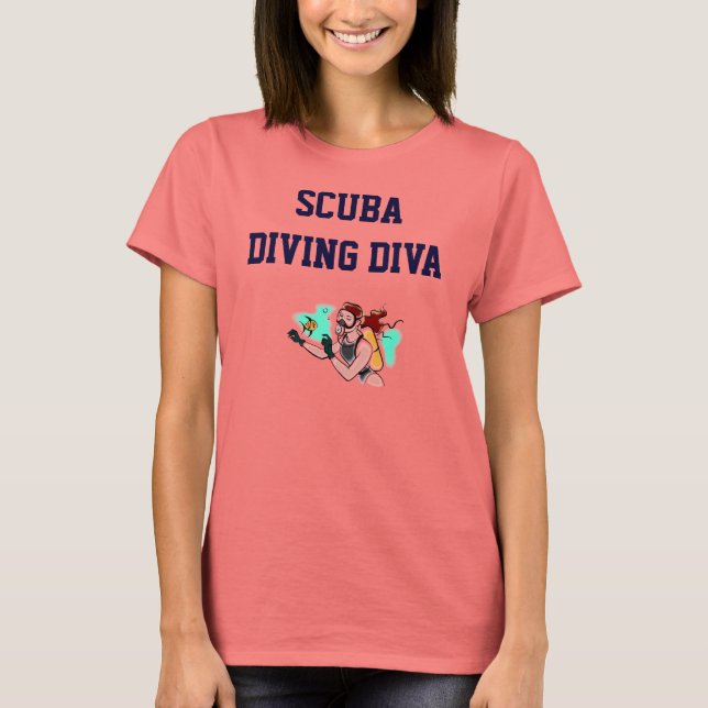 SCUBA DIVING DIVA T-Shirt (Front)