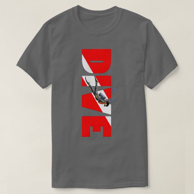 Scuba Diving DIVE 2 T-Shirt (Design Front)