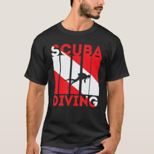 Scuba Diving Dive Flag Dive Scuba Diver 1 T-Shirt