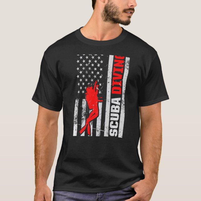 Scuba Diving Diver 1 T-Shirt (Front)