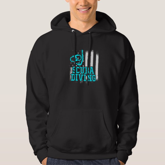 Scuba Diving Diver  3 Hoodie (Front)