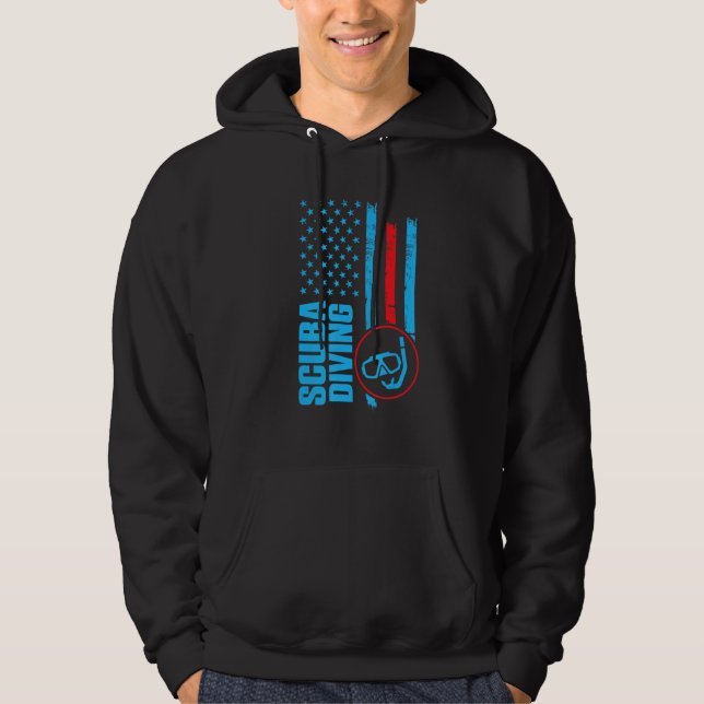 Scuba Diving  Diver  6 Hoodie (Front)