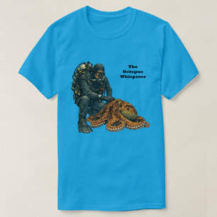 SCUBA Diving Diver Petting a Large Octopus URM T-Shirt