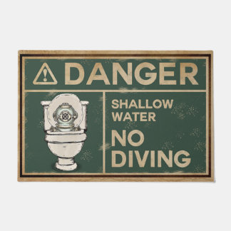 Scuba Diving DoorMat, Funny Diving Quotes Mat