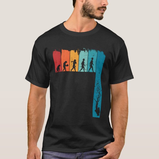 Scuba Diving Evolution Dive Scuba Diver Commercial T-Shirt (Front)