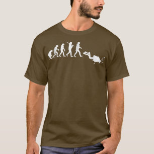 Scuba Diving Evolution Freedive Funny Dive Ocean T-Shirt