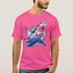 Scuba Diving Fishing Shark Lover T-Shirt