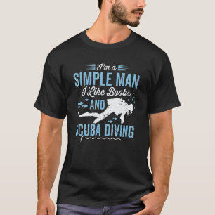 Scuba Diving For Men Dad Husband Scuba Diver T-Shirt