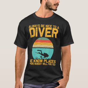 Scuba Diving For Men Women Underwater Divers T-Shirt