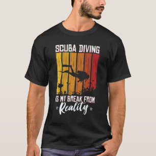 Scuba Diving Graphic Women And Men Scuba Diver 4 T-Shirt