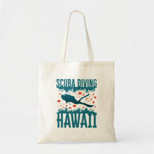 Scuba Diving Hawaii Souvenir Tote Bag