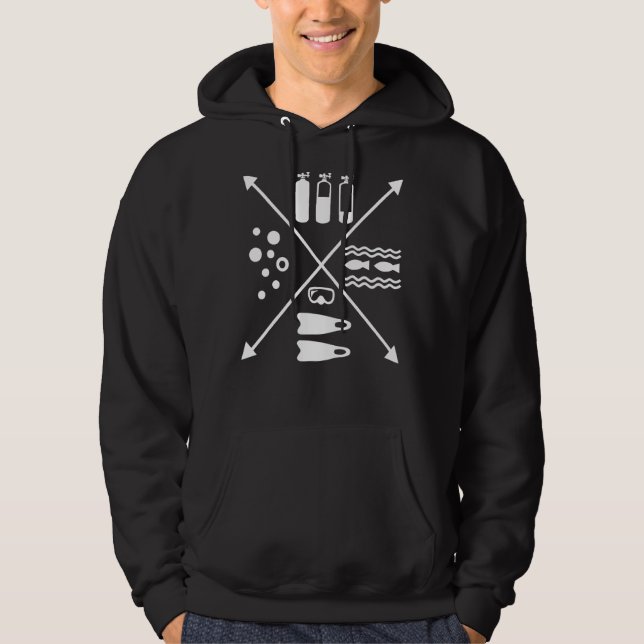 Scuba Diving Hoodie (Front)