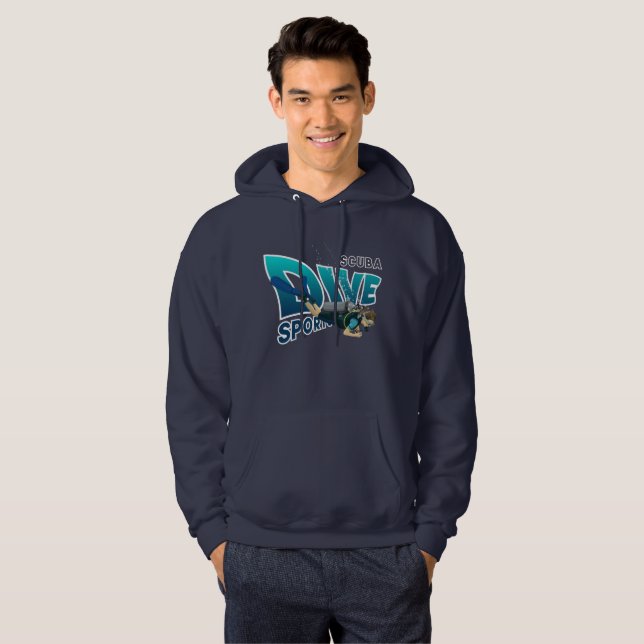 Scuba Diving | Men's  Hoodie (Front Full)