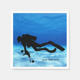 Scuba Diving Napkin