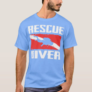 Scuba Diving Ocean Diver Rescue Diver T-Shirt