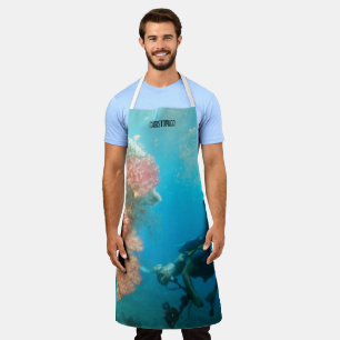 Scuba Diving Personalised Apron