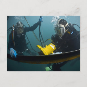 Scuba Diving Postcard