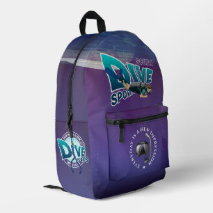Scuba Diving Print Cut Sew Bag