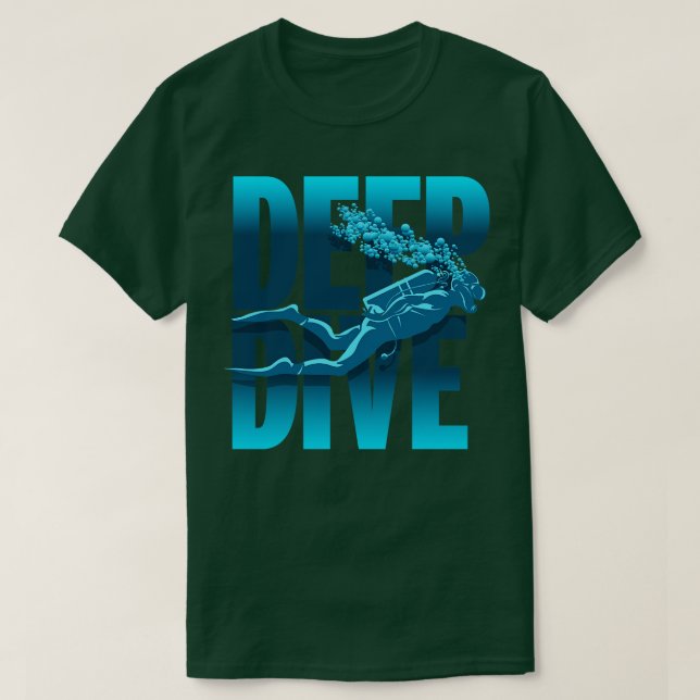Scuba Diving Reef Diving Freediving Spearfishing p T-Shirt (Design Front)