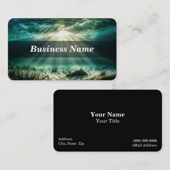 Scuba Diving / Snorkelling Business Card (Front/Back)