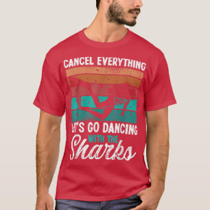 Scuba Diving Snorkelling Dancing with Sharks Scuba T-Shirt
