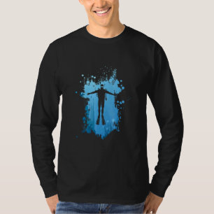 Scuba Diving Underwater Diver Snorkel Ocean Vacati T-Shirt