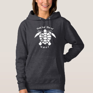 Scuba Diving Wit Sea Turtle - Turtle Town Maui Hoodie