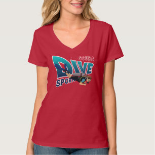 Scuba Diving Women's V-Neck T-Shirt