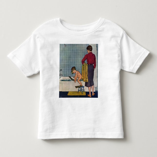 Scuba in the Tub Toddler T-Shirt (Front)