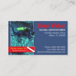 Scuba Instructor Business Card