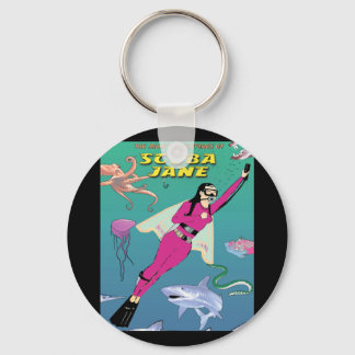 Scuba Jane Keychain