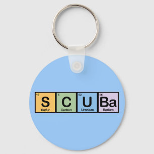 Scuba made of Elements Key Ring