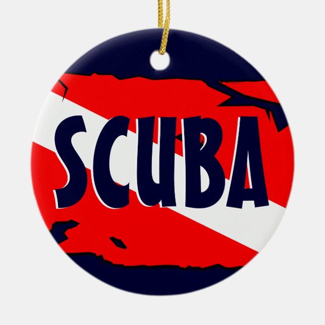 Scuba Ornament (Front)